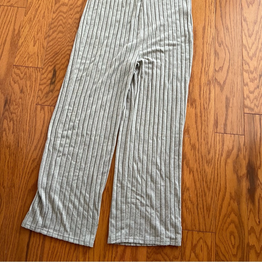 SHEIN Gray Ribbed Sleeveless jumpsuit XL extra large - Picture 7 of 10
